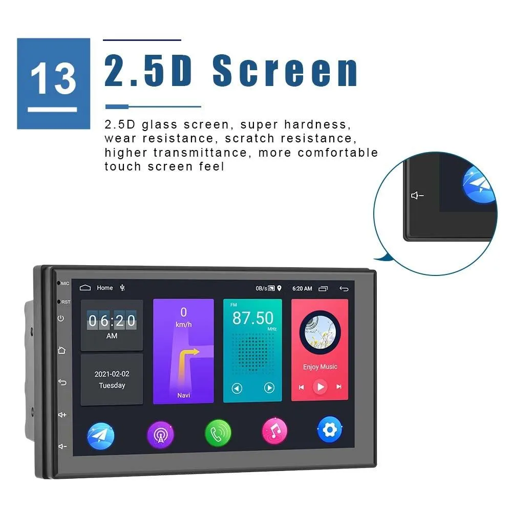 10 Inch Android Wifi Car Navigation Reversing Video Player - 2   32G