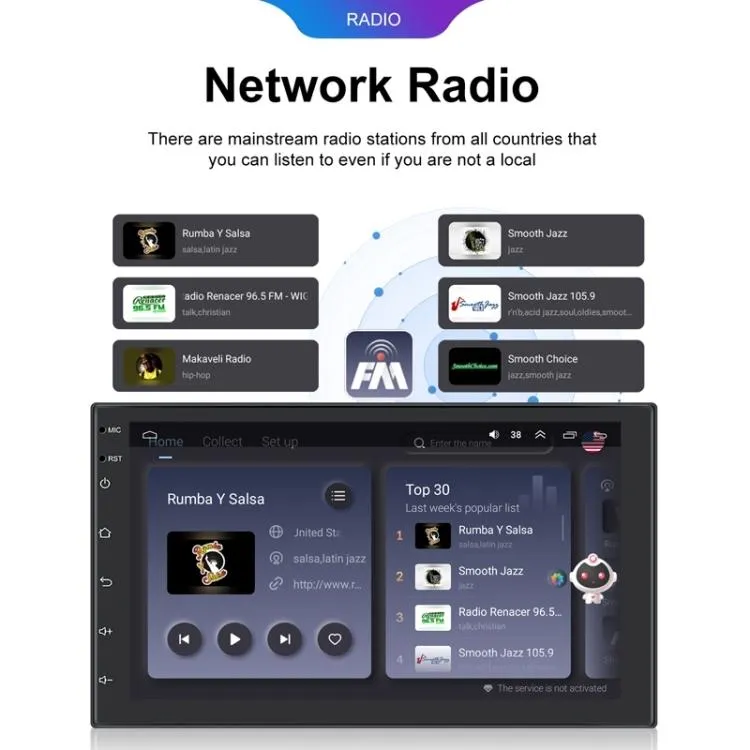 10.1 Inch Android 13.0 Carplay Navigation Monitor