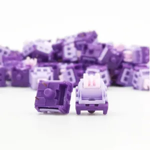 50Gf Tactile Switch For Mx Mechanical Keyboards Star Chen Flower Purple