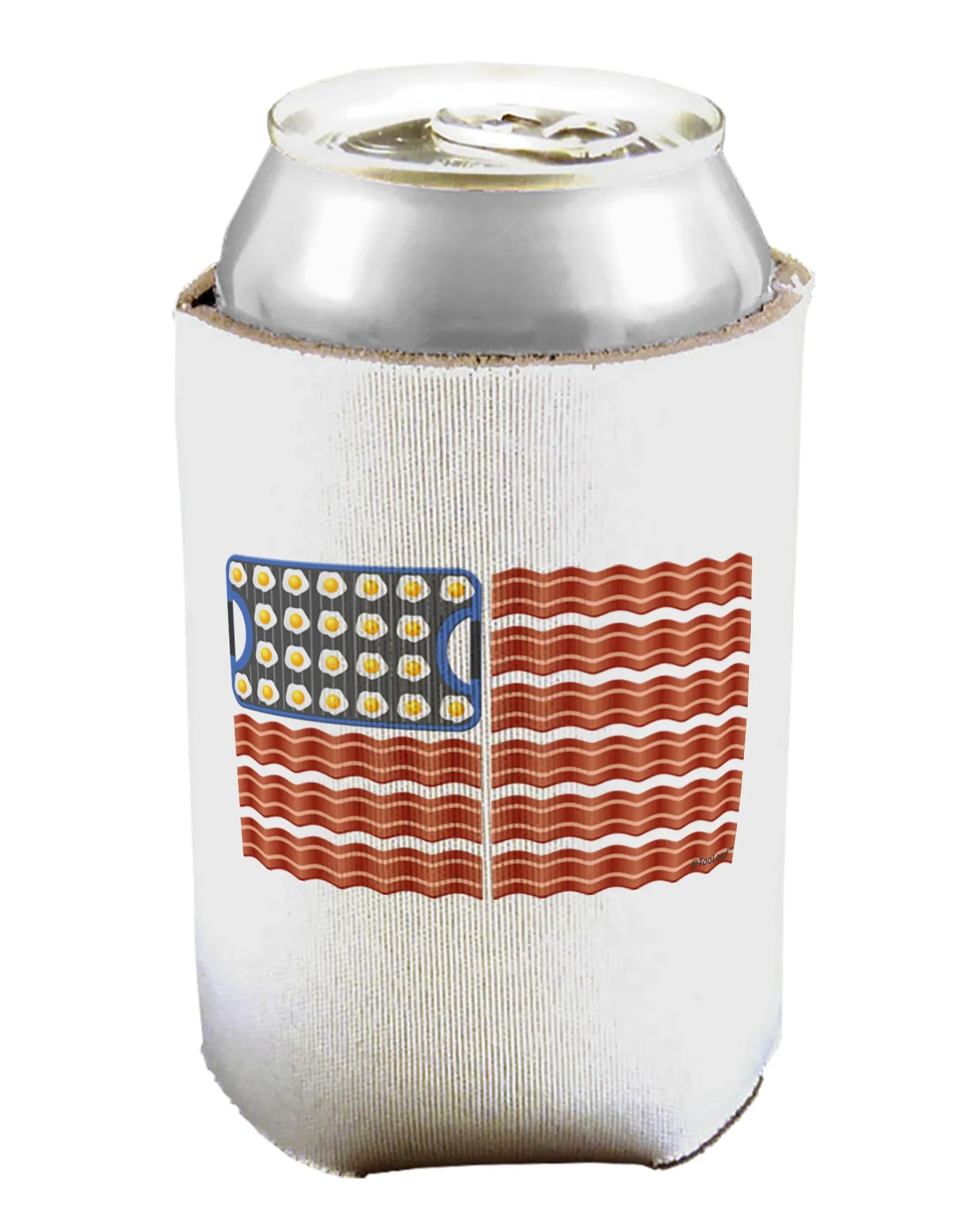 American Breakfast Flag - Bacon and Eggs Can / Bottle Insulator Coolers