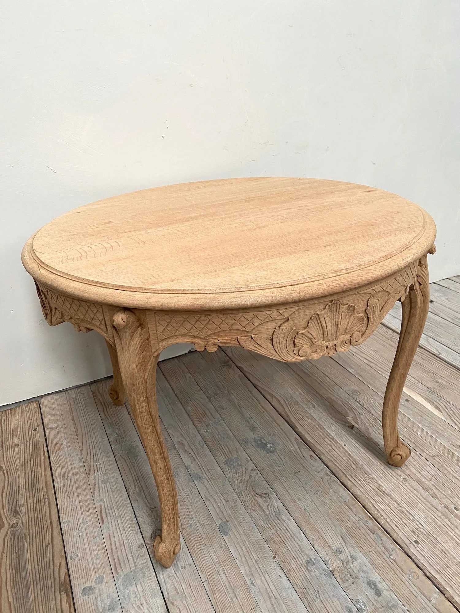 Antique French Louis XV Round Coffee Table