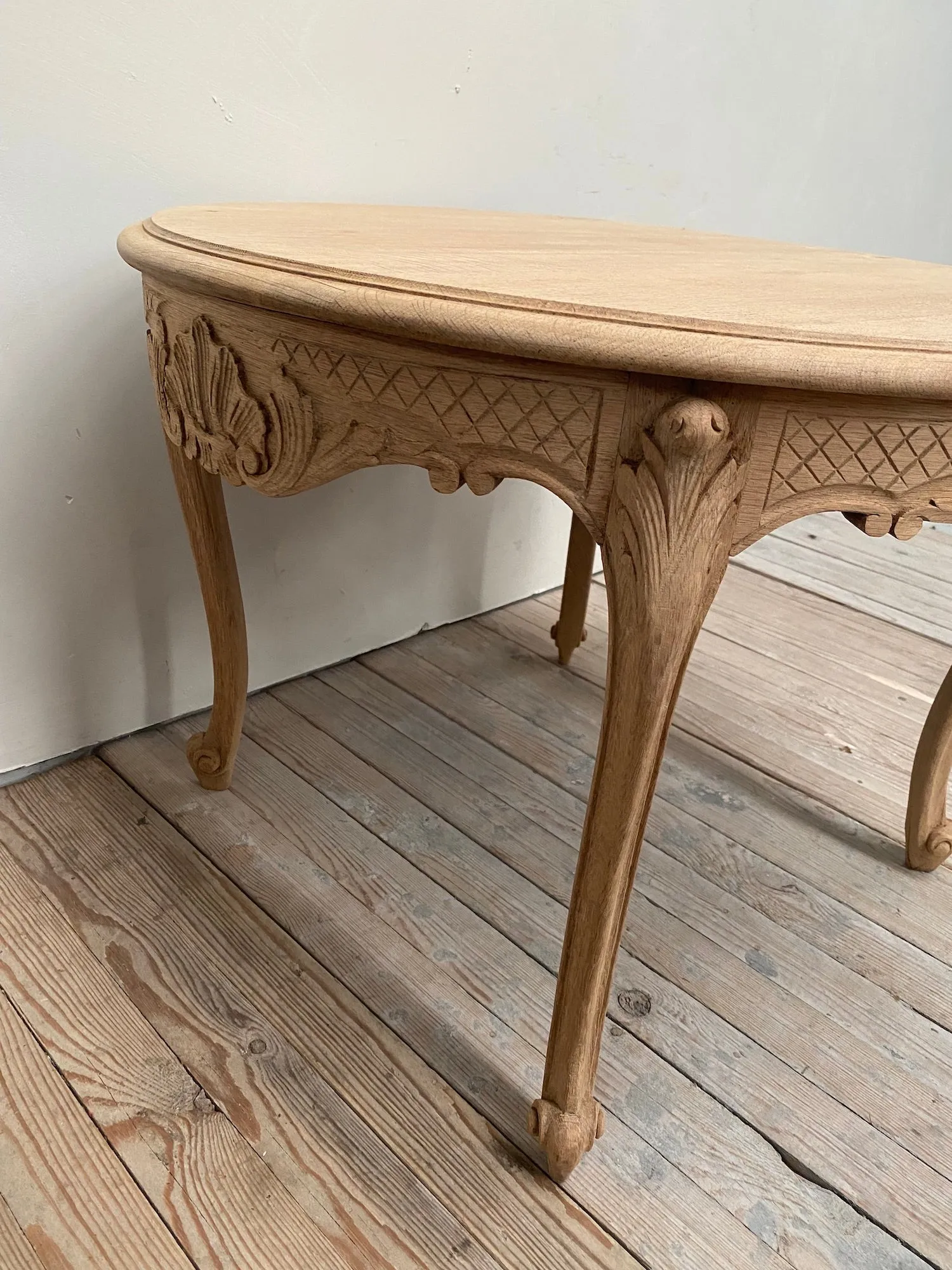 Antique French Louis XV Round Coffee Table