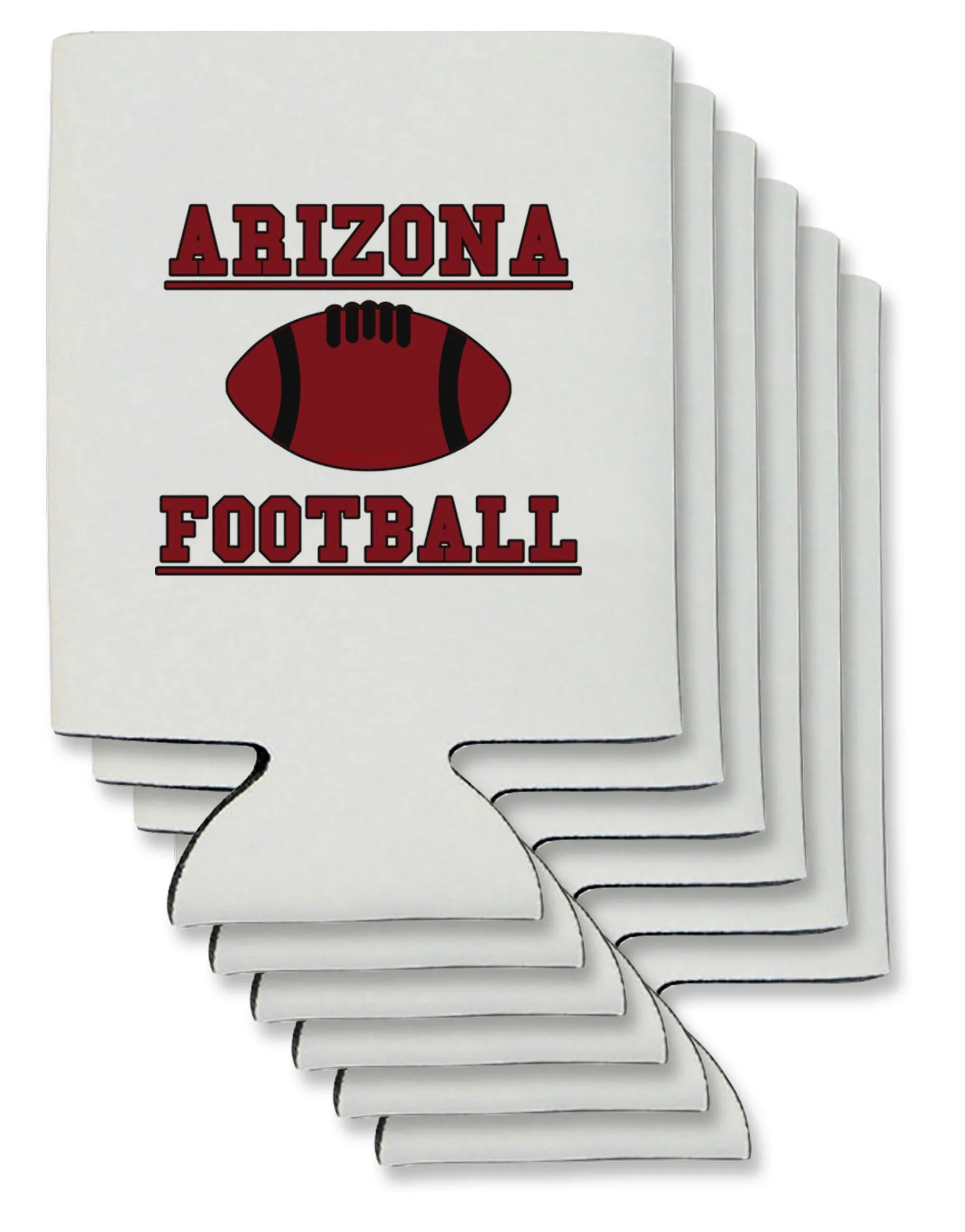 Arizona Football Can / Bottle Insulator Coolers by TooLoud