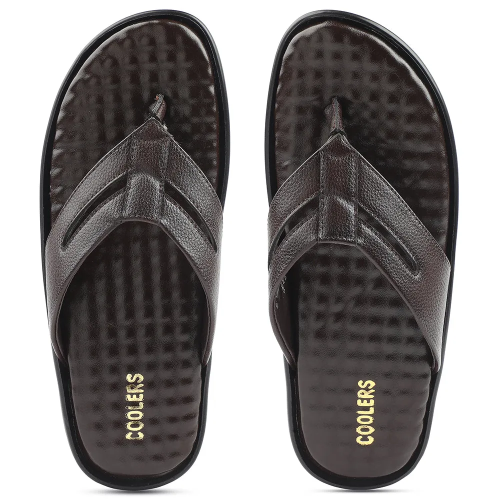 Coolers Brown Casual Slipper For Men HML-2E By Liberty