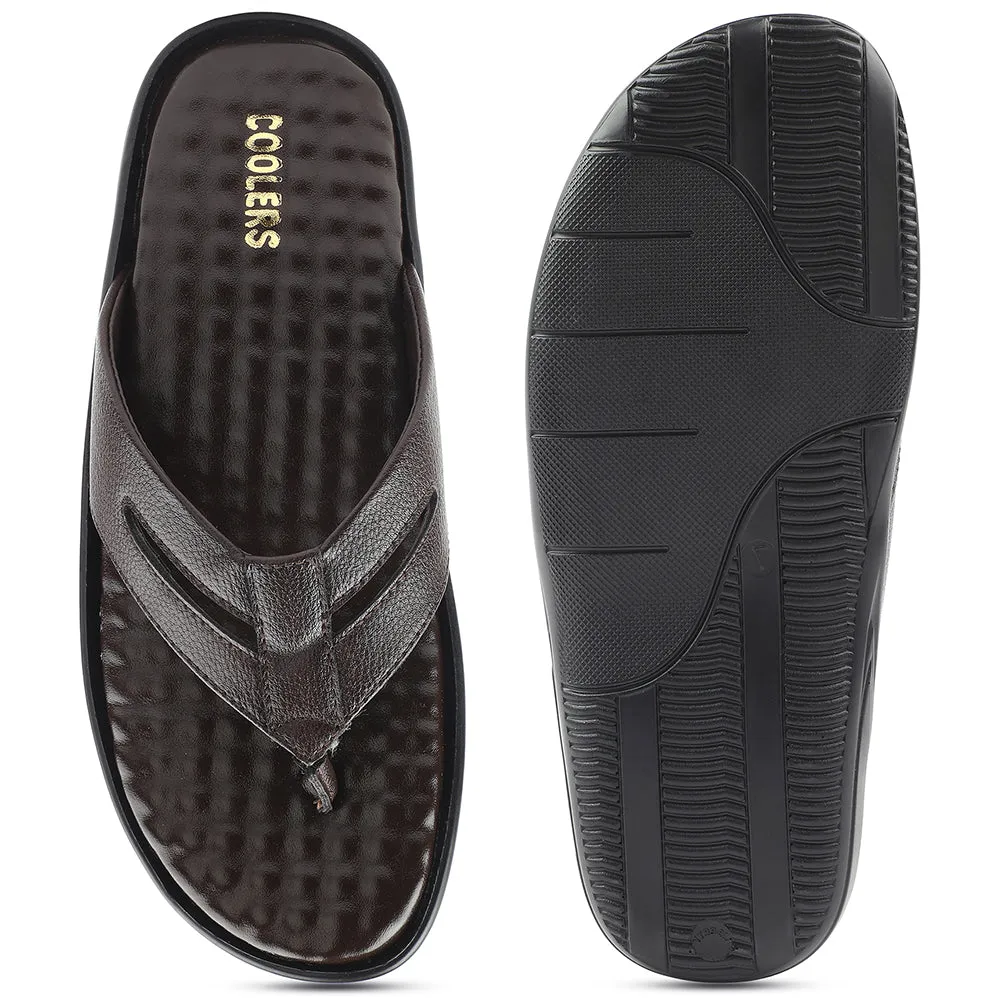 Coolers Brown Casual Slipper For Men HML-2E By Liberty