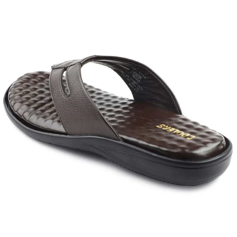 Coolers Brown Casual Slipper For Men HML-2E By Liberty