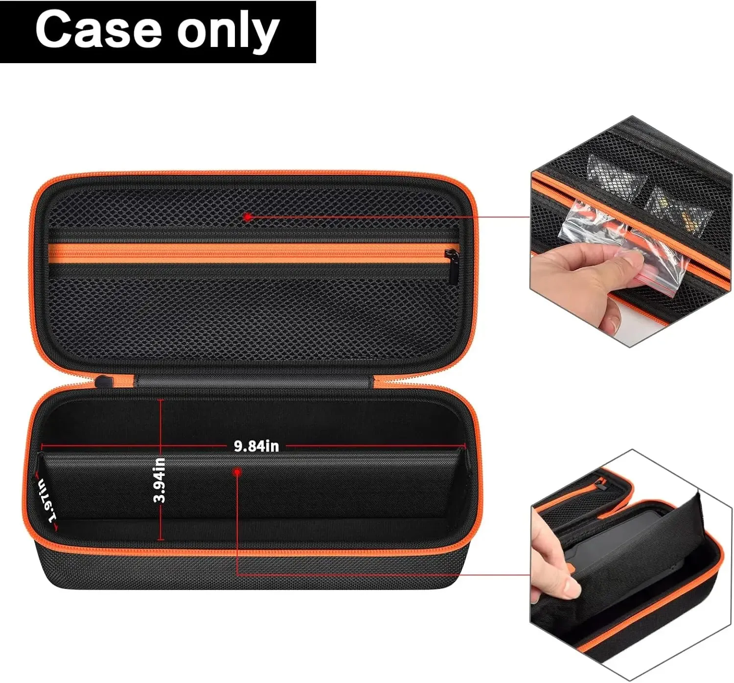 For Hajomel Tire Inflator 10000Mah Portable Air Compressor Travel Case / Storage Bag