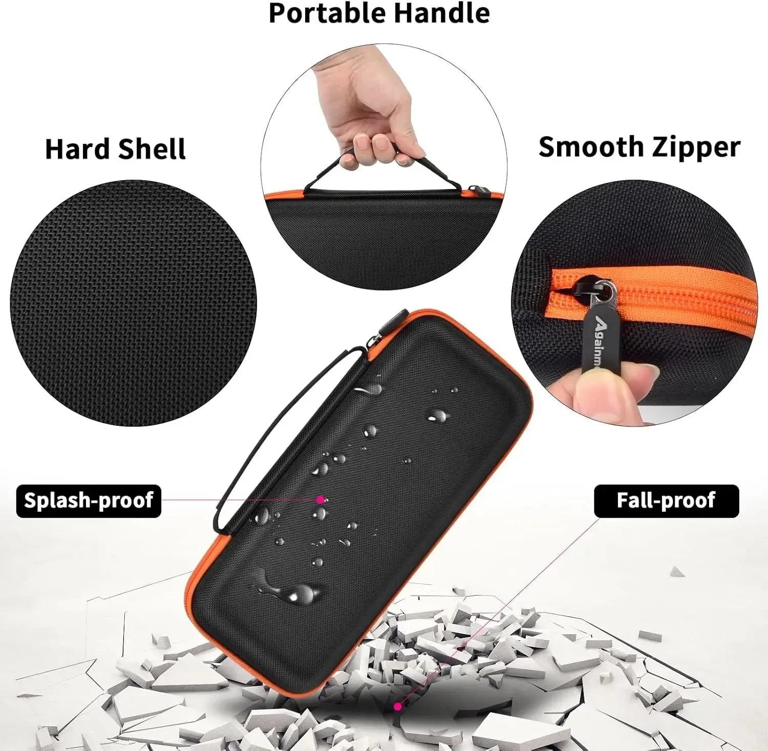 For Hajomel Tire Inflator 10000Mah Portable Air Compressor Travel Case / Storage Bag