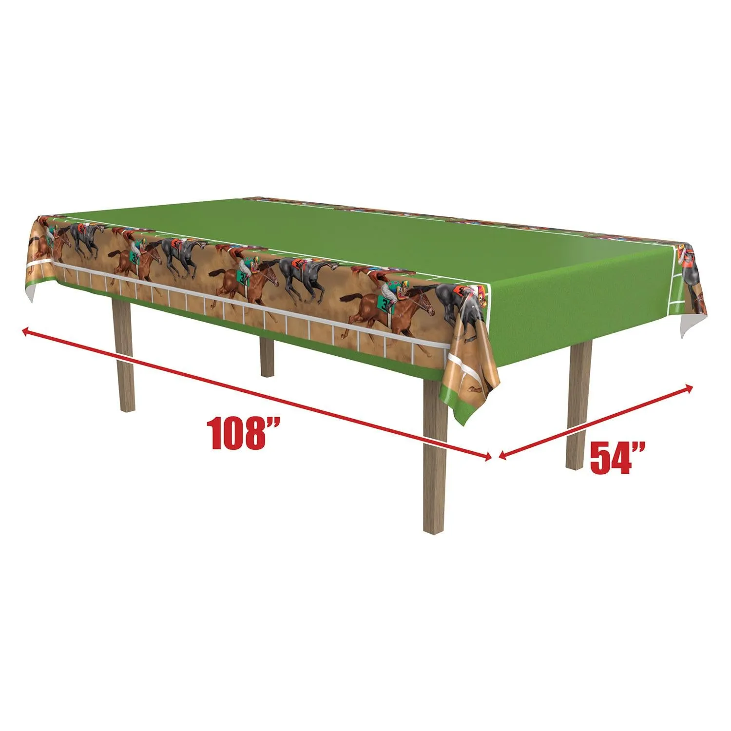 Horse Racing Party Tablecover