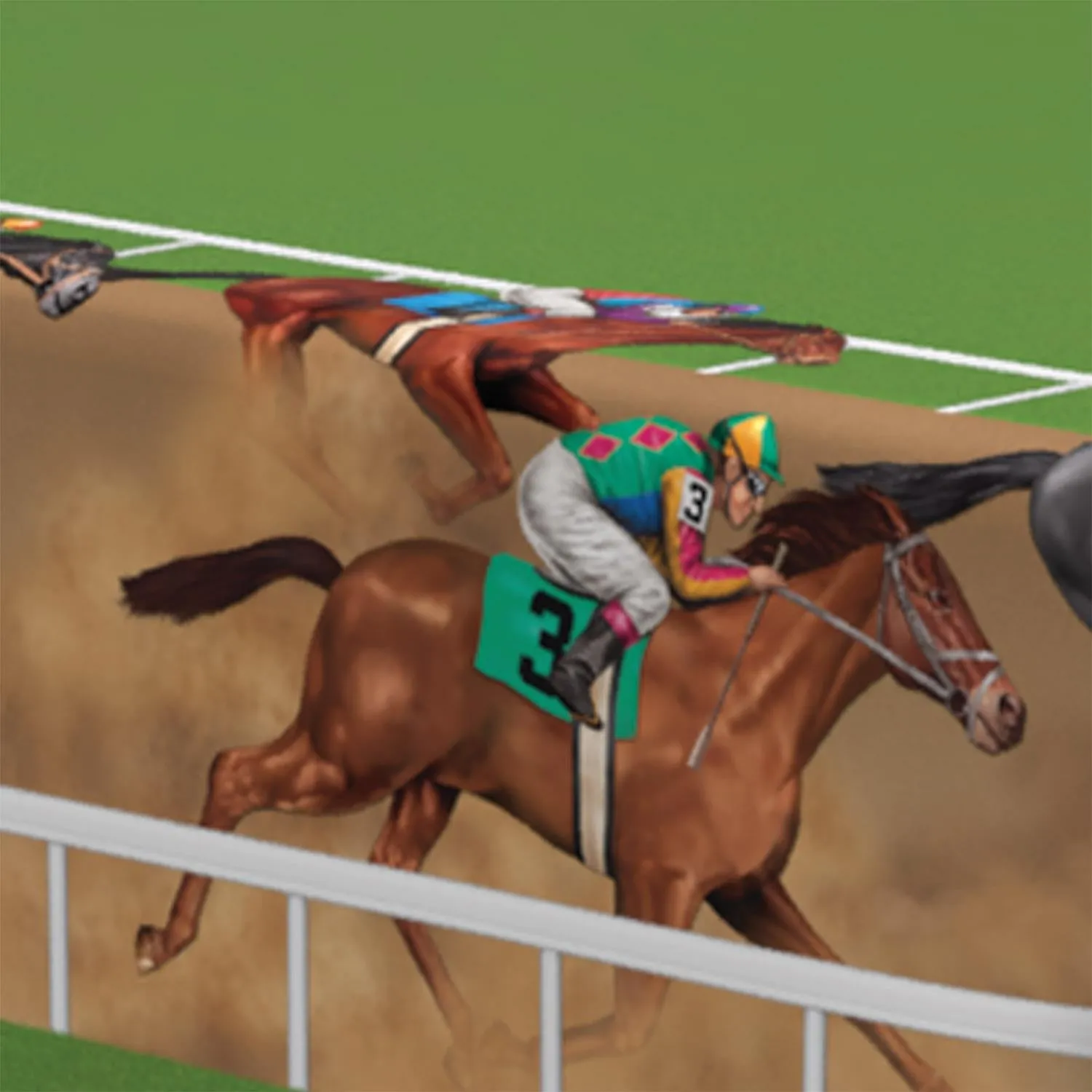 Horse Racing Party Tablecover