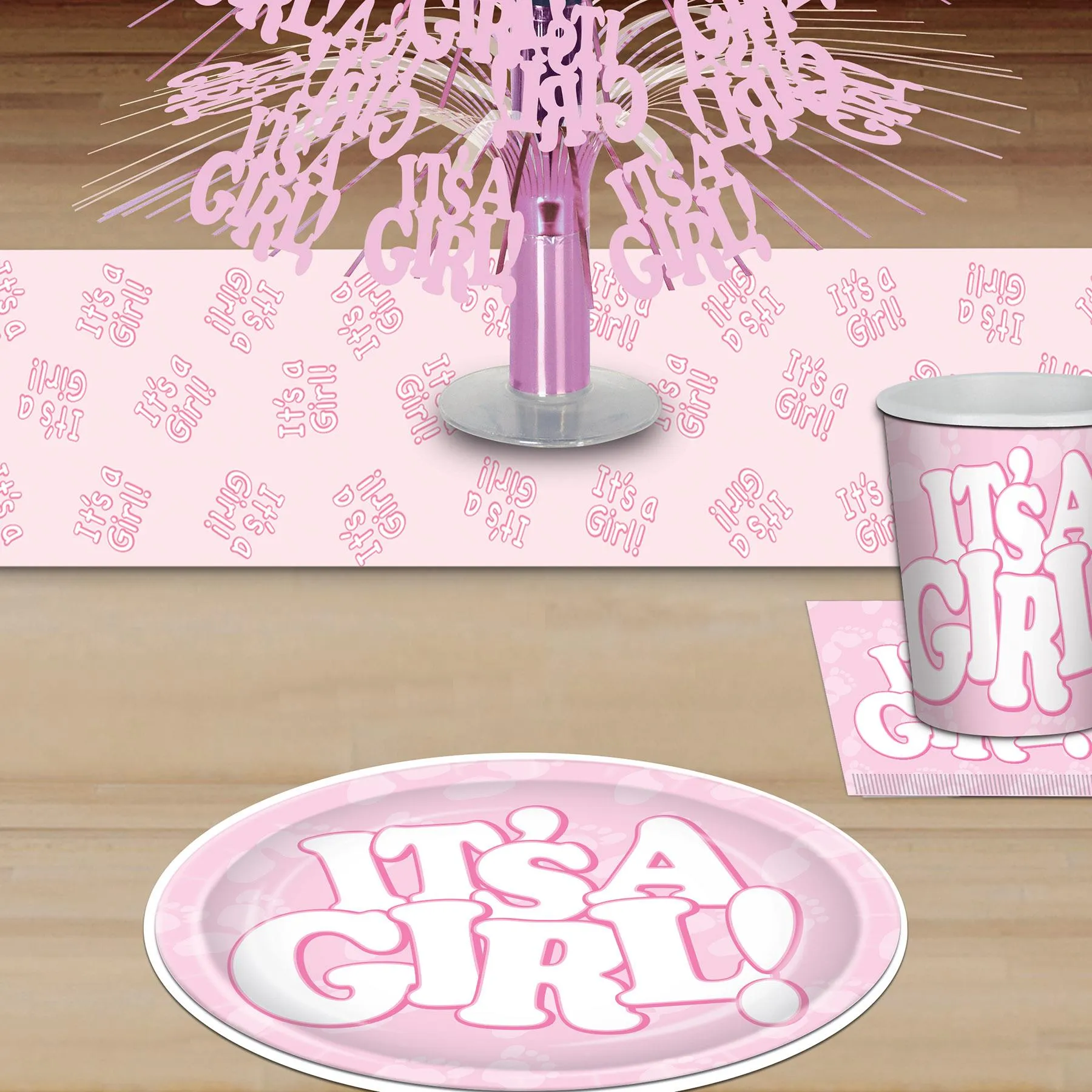 It's A Girl! Beverage Napkins (16 per Package)