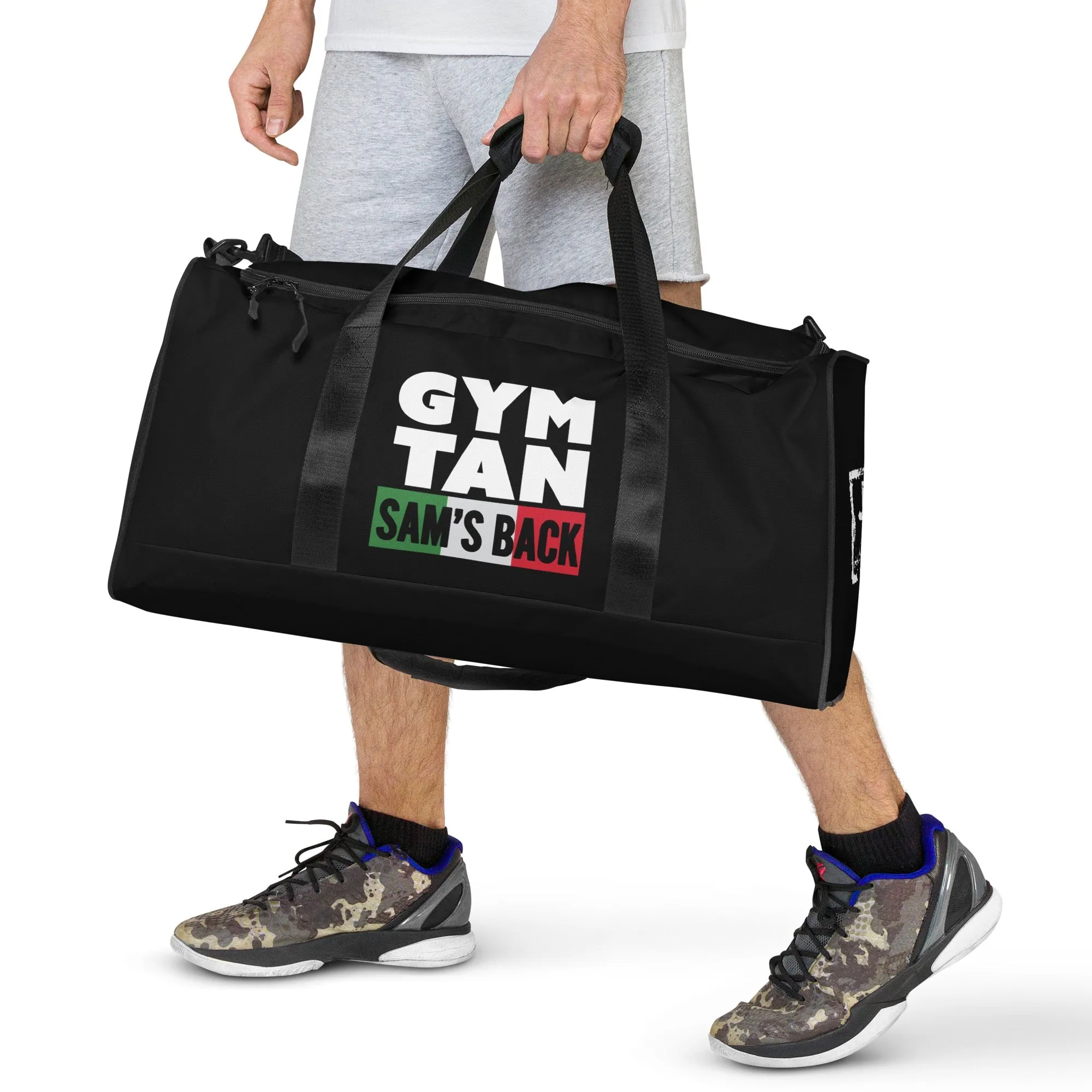 Jersey Shore Family Vacation Gym, Tan, Sam's Back Duffle Bag
