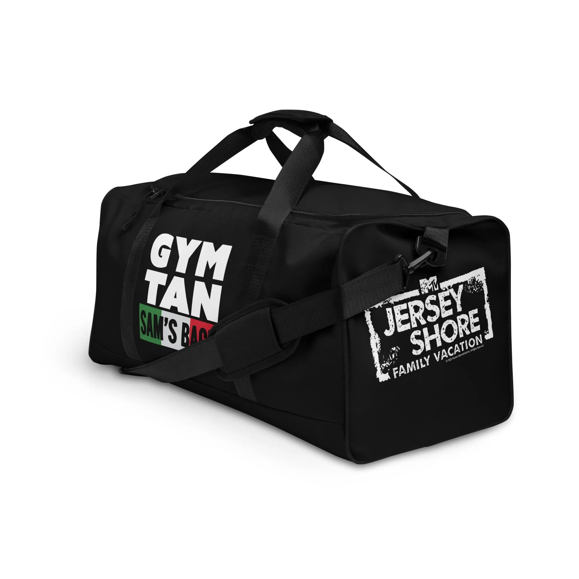 Jersey Shore Family Vacation Gym, Tan, Sam's Back Duffle Bag