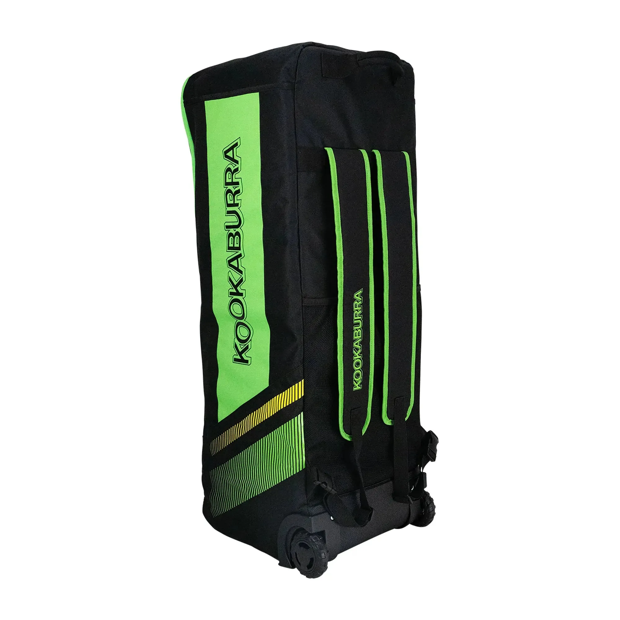 Kookaburra WD4000 Wheelie Duffle Bag Black/Green