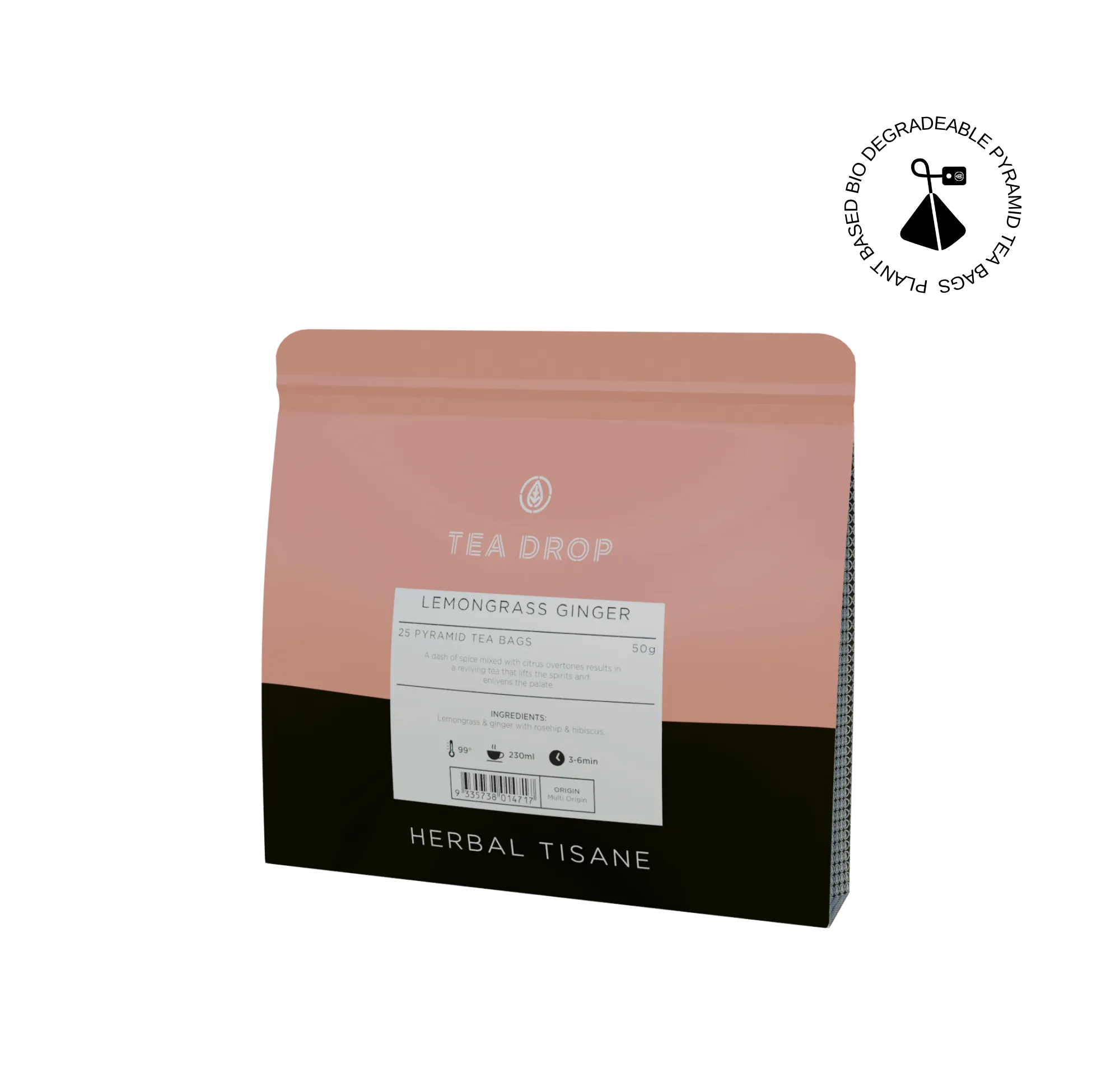 Lemongrass & Ginger Pyramid Tea Bags