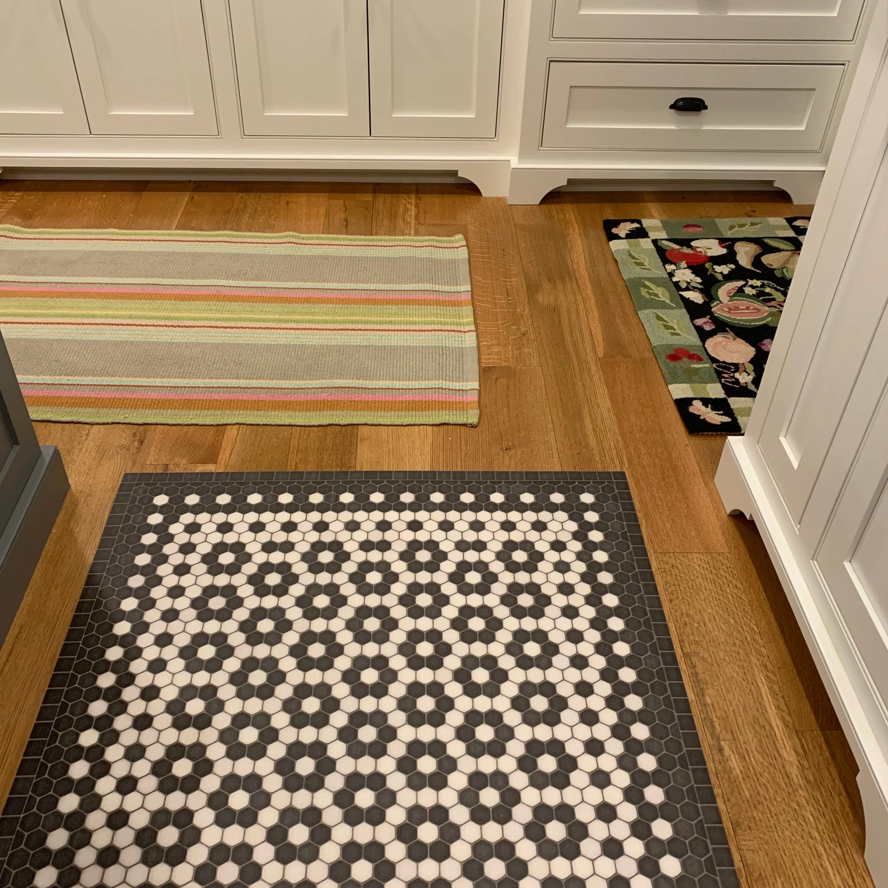 Mosaic Tile Vinyl Floorcloth