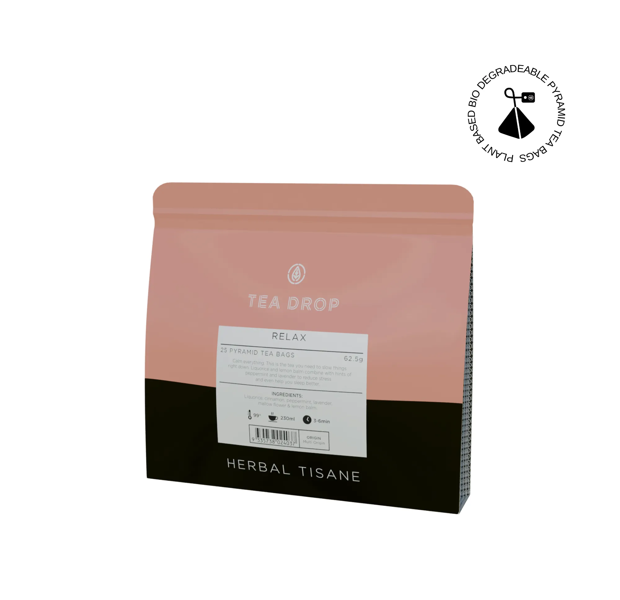 Relax Pyramid Tea Bags