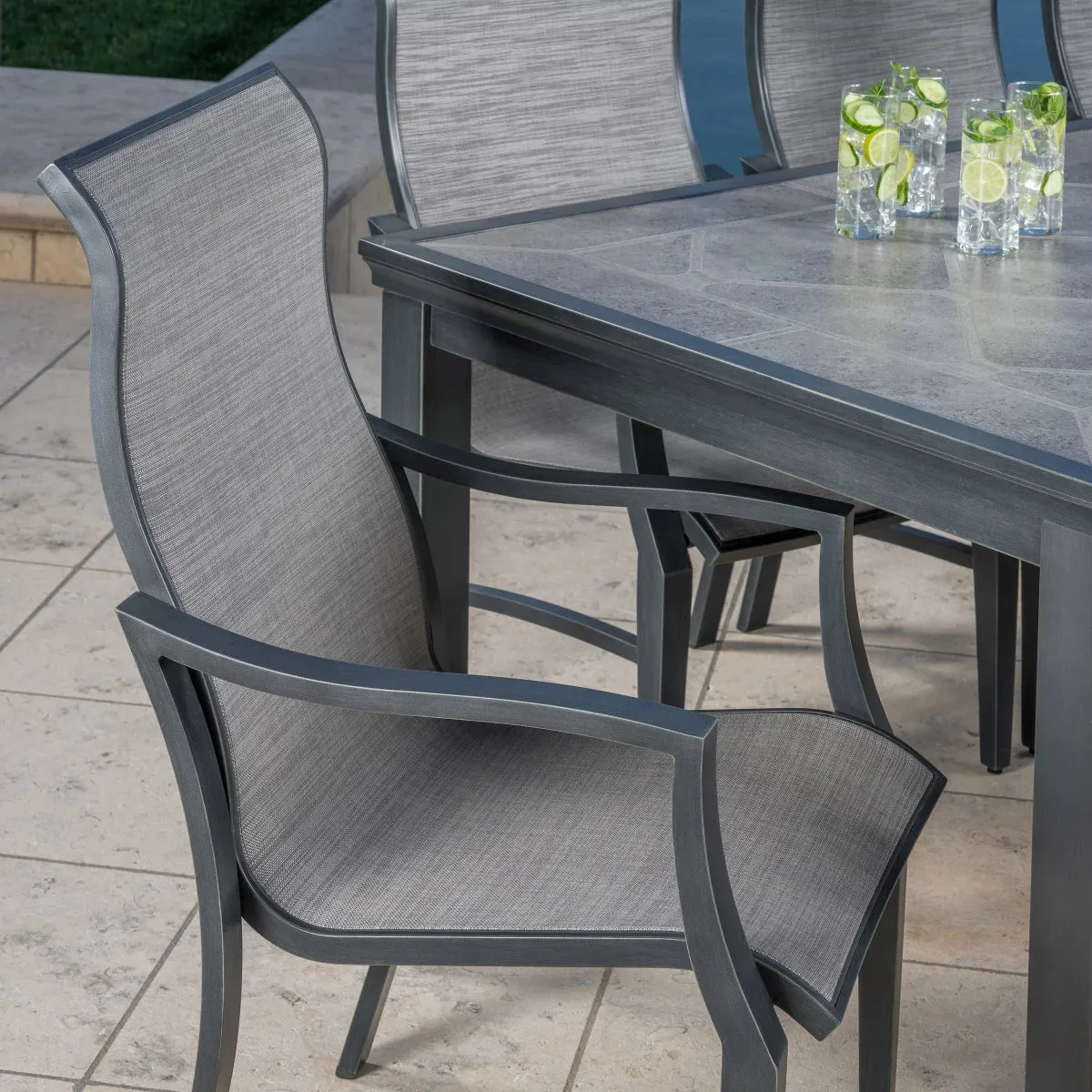 SunVilla Havana 9-piece Outdoor Patio Dining Set