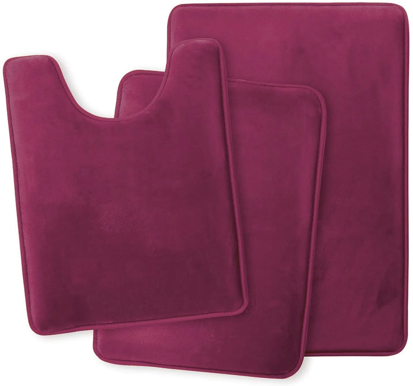 Super Soft Non-slip Velvet Bath Set for Bathroom
