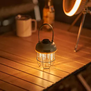 Vintage Rechargeable LED Camping Lantern